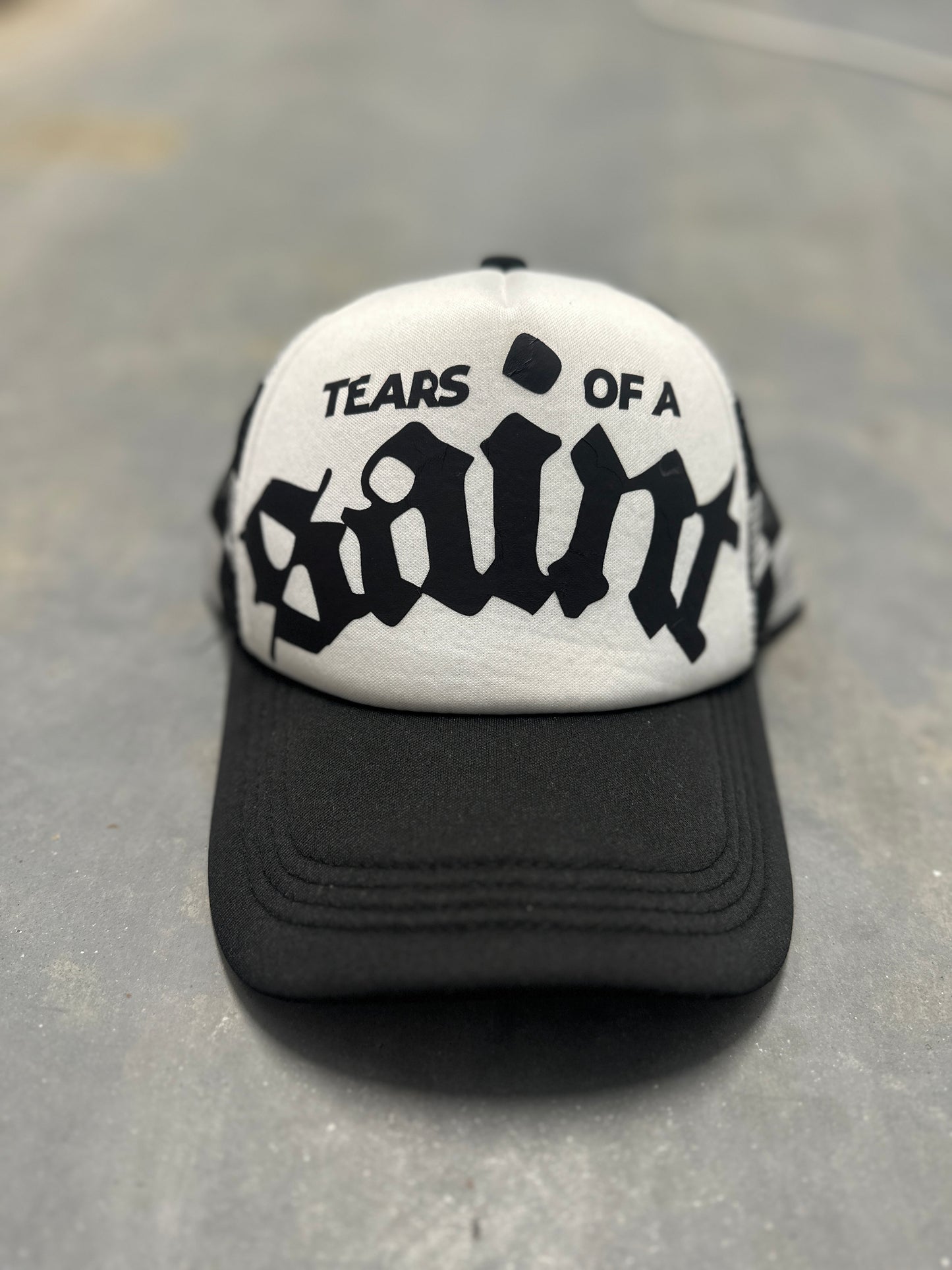 Classic Tears Trucker (White/Black)
