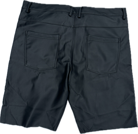 Saint Utility Leather Shorts