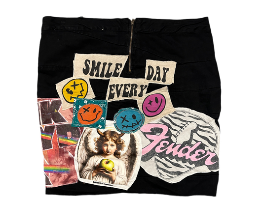 Saint Rebel Patch Skirt