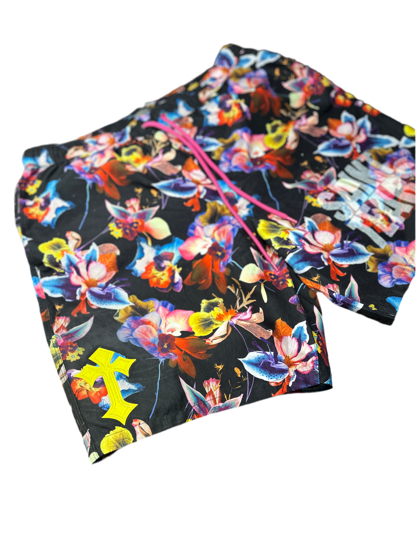 “Garden of Saints” Floral Shorts