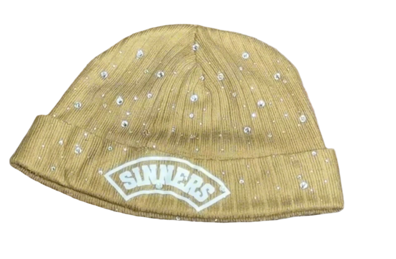 SINNERS Rhinestone Beanie