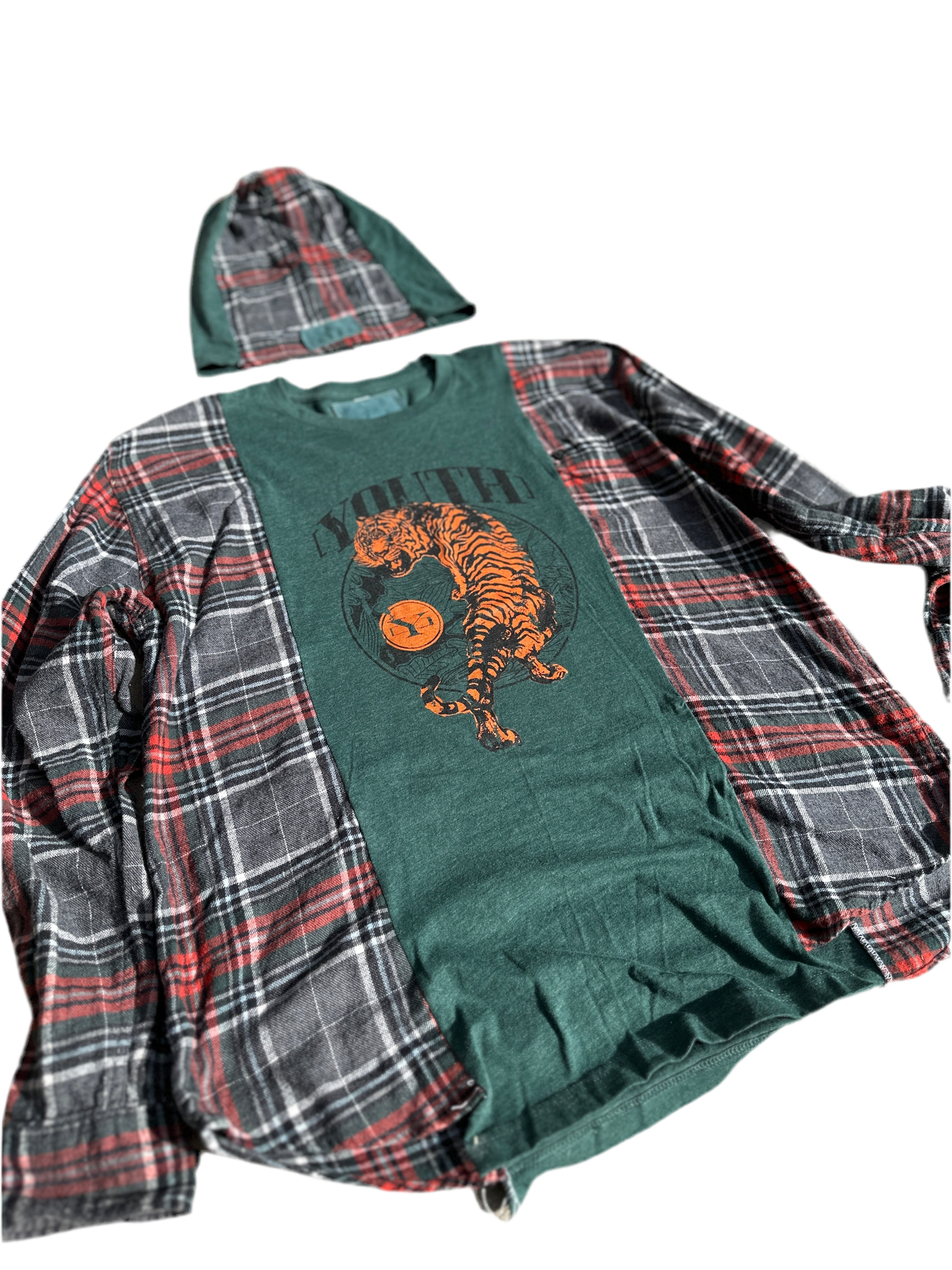 Tiger X Plaid Set