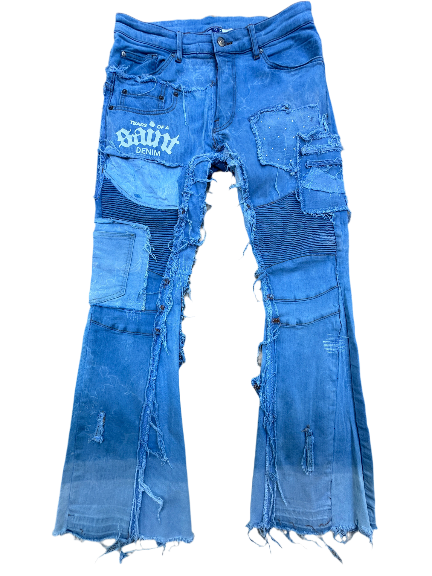 “Saint’s Ruin Distressed Denim”
