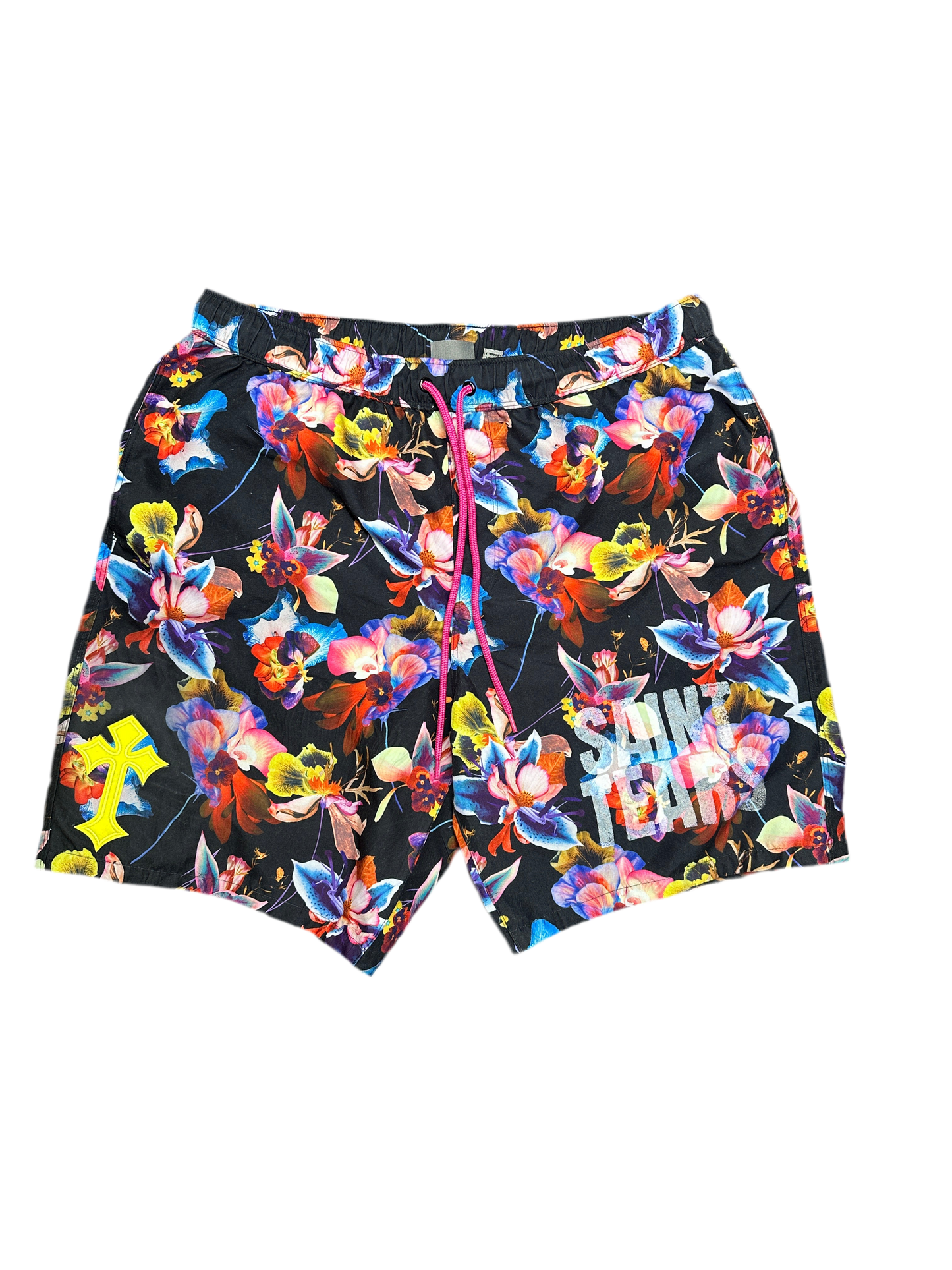“Garden of Saints” Floral Shorts