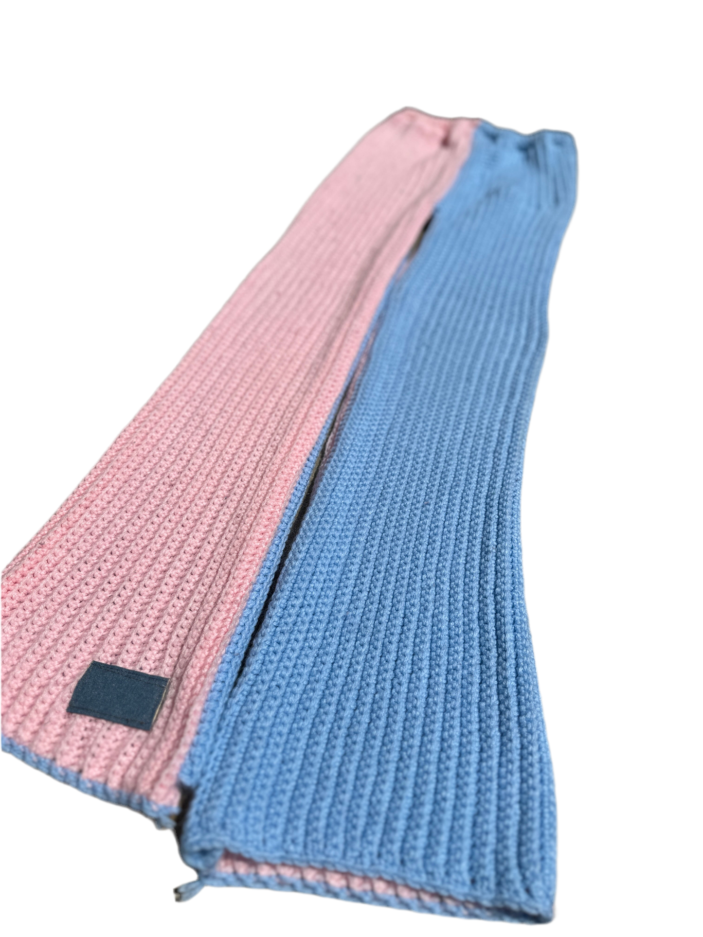 Two-Tone Pastel Crochet Pants