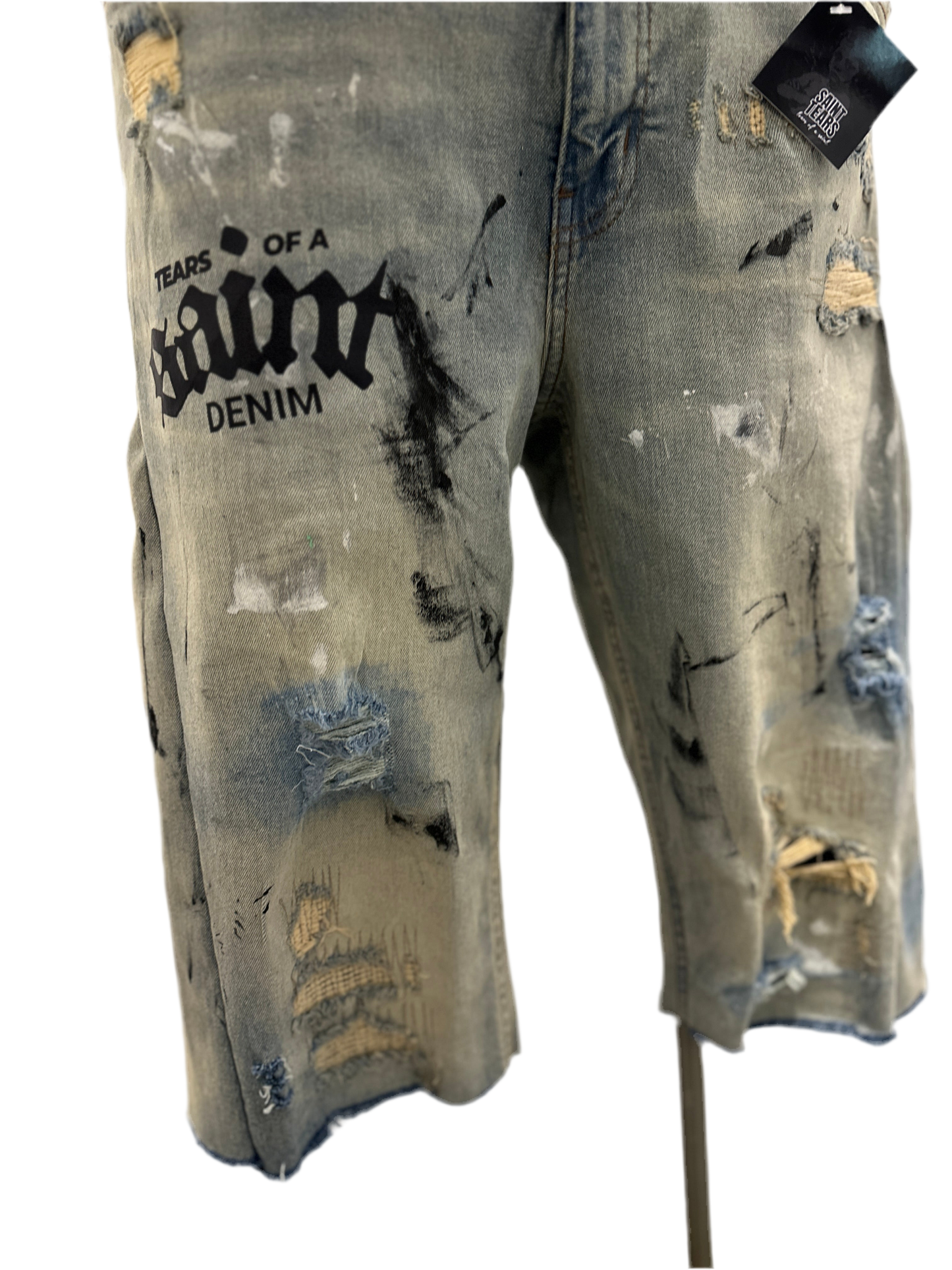 Grunge Saint Denim Shorts