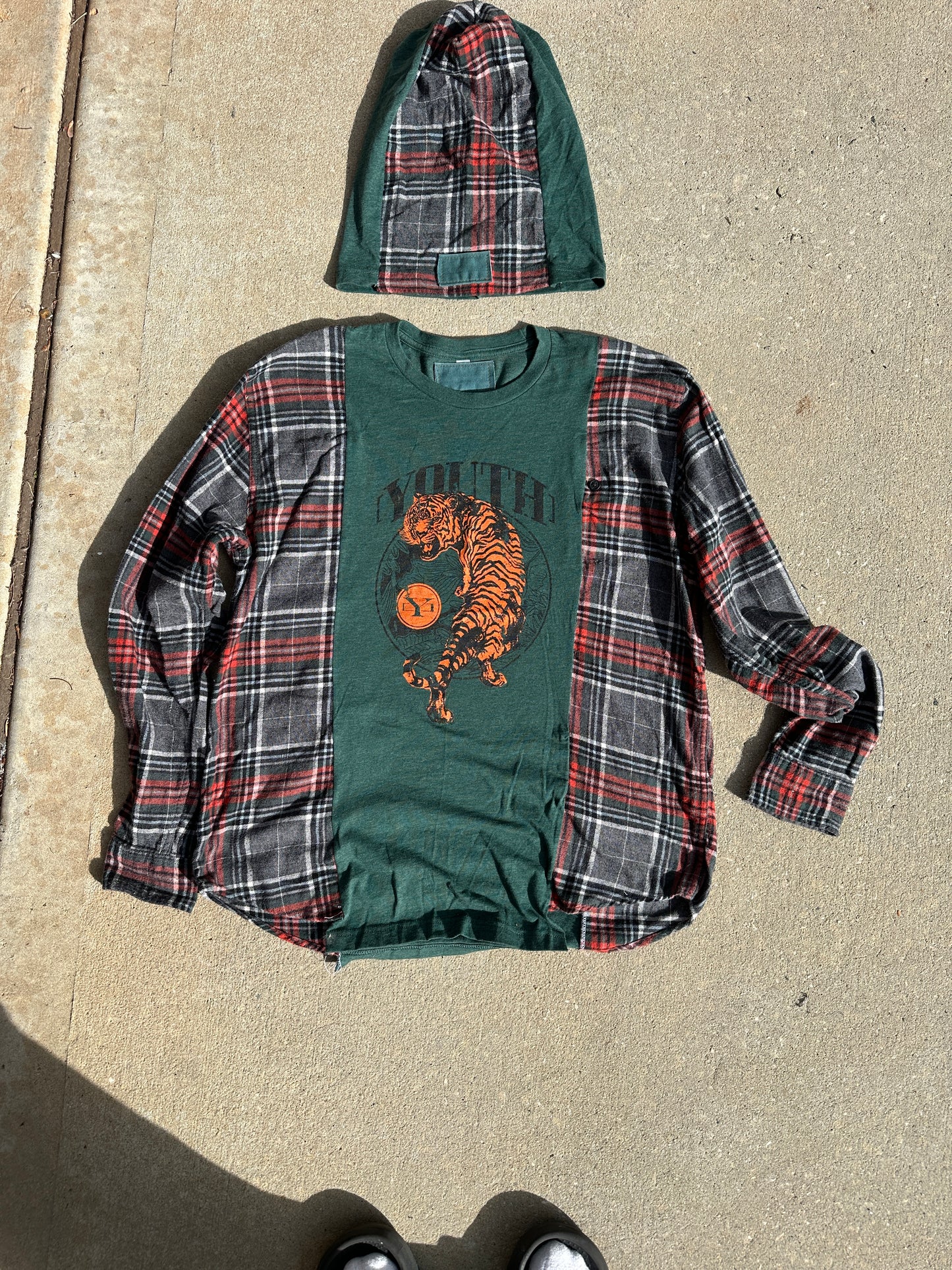 Tiger X Plaid Set