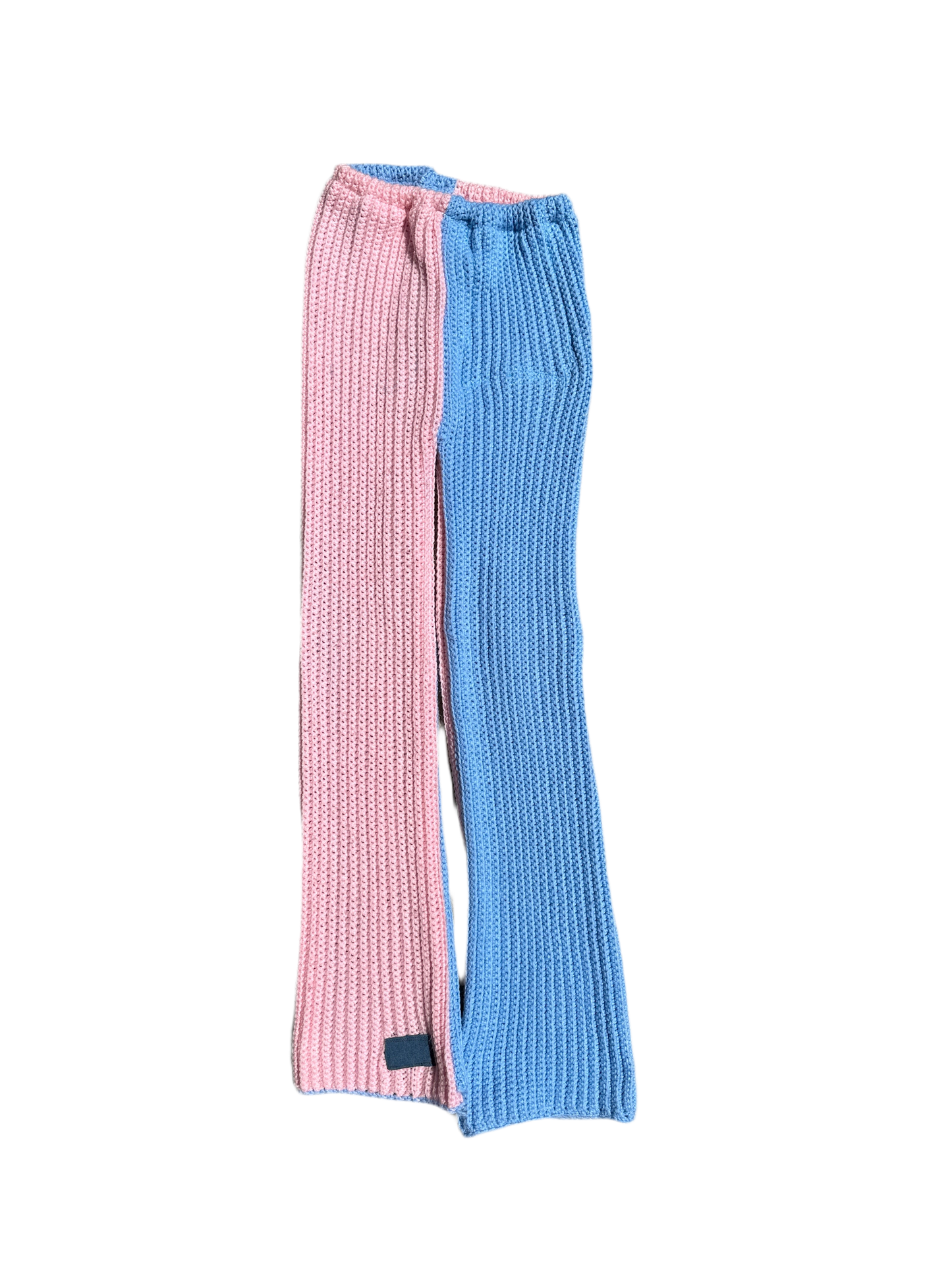 Two-Tone Pastel Crochet Pants