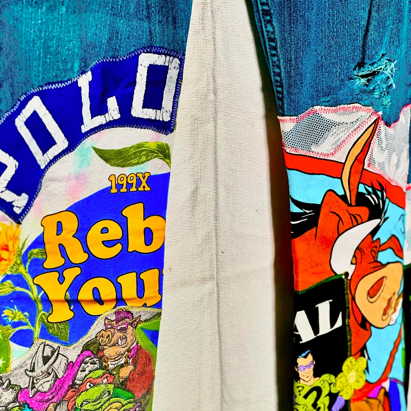 Rebel Youth Stacked Jeans