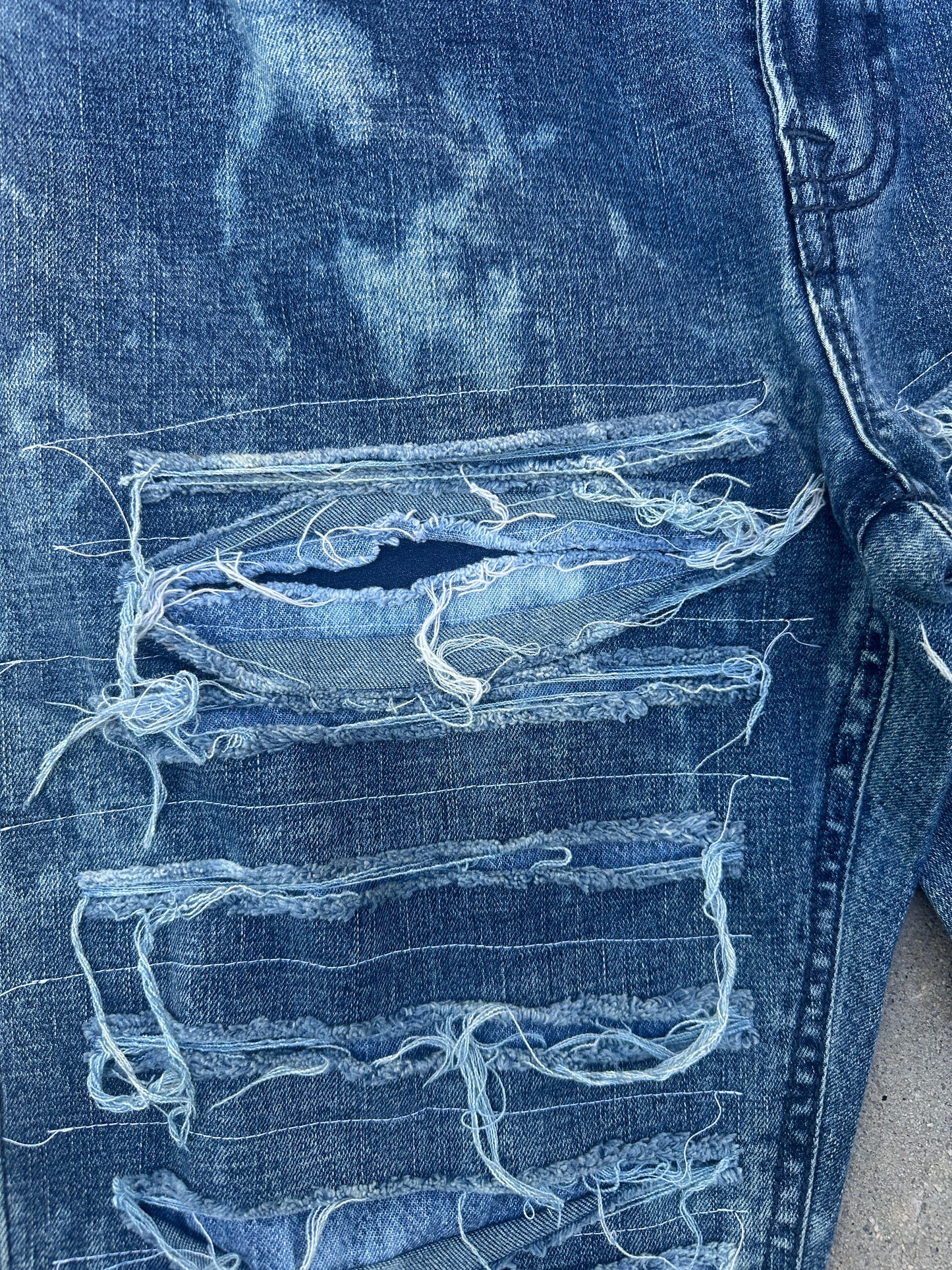 Tri Distressed Denim