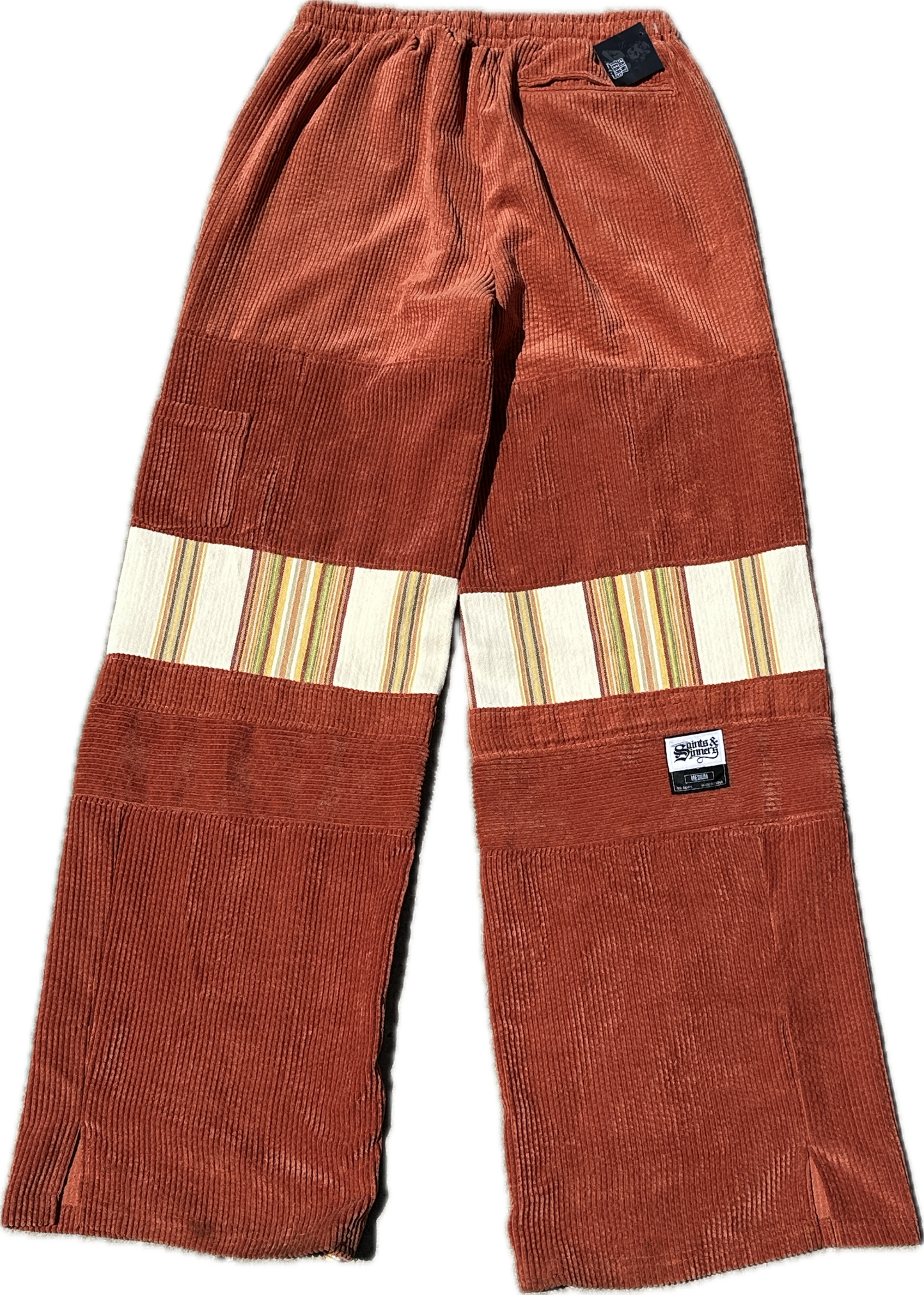 “Harvest Stripes Corduroy Pants”