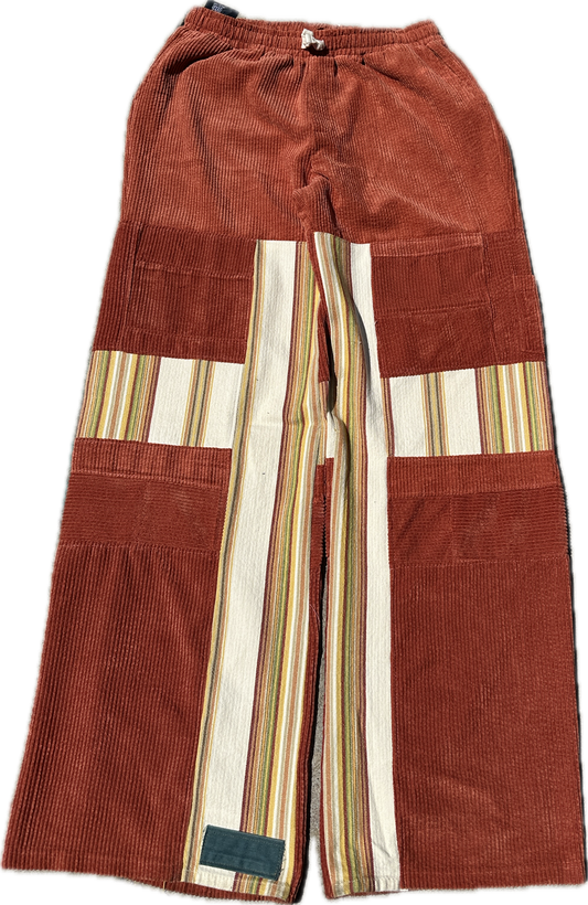 “Harvest Stripes Corduroy Pants”