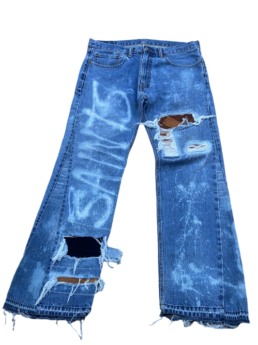 “Saints Grail Ripped Denim”