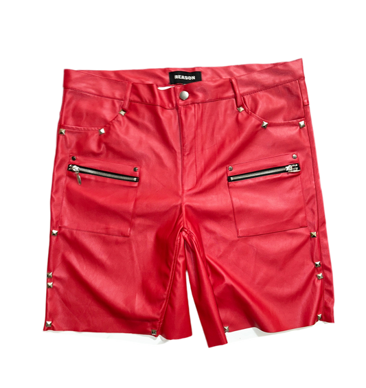 “Fireproof” Studded Shorts