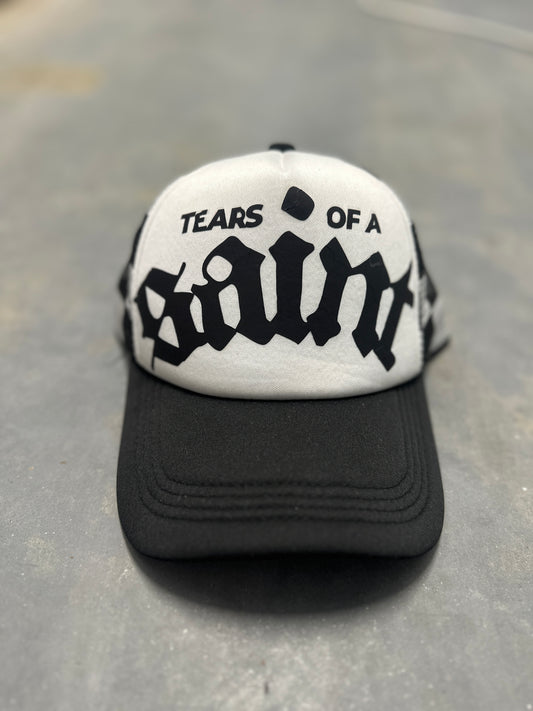 Classic Tears Trucker (White/Black)