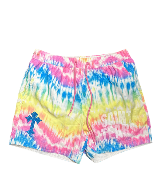 “Heaven Sent” Tie-Dye Shorts