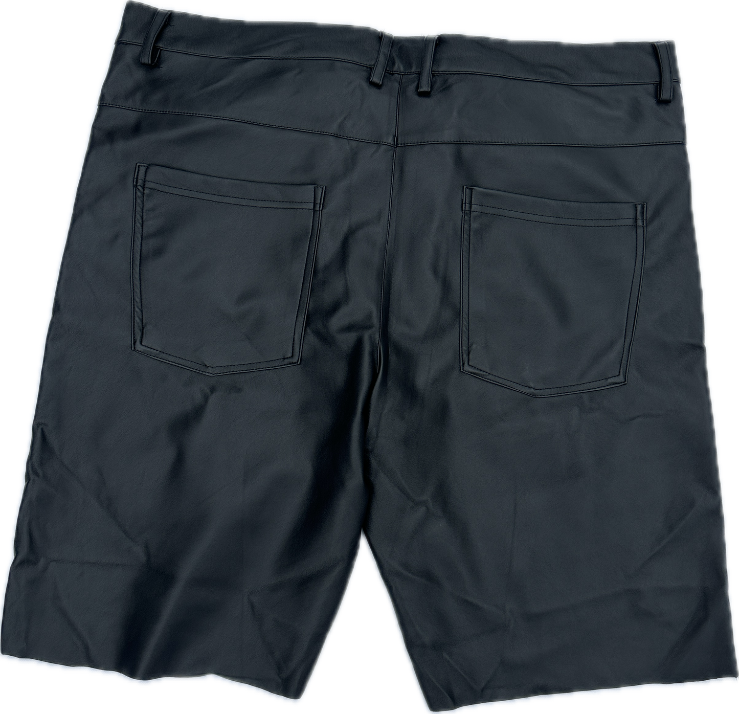 Saint Utility Leather Shorts
