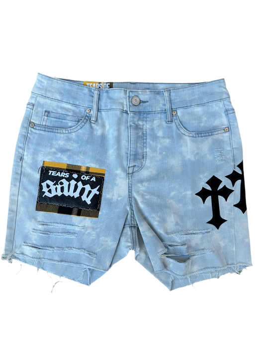 Saint Light Denim Shorts