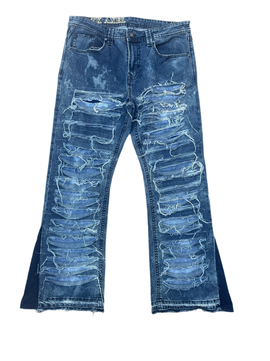 Tri Distressed Denim