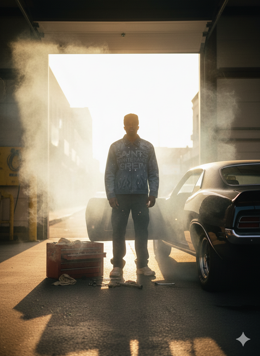 Tears of a Saint – Saints Maintenance Crew Jacket #1