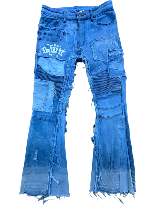 “Saint’s Ruin Distressed Denim”