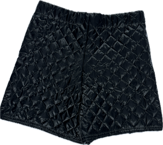Quilted Noir Shorts