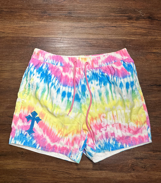 “Heaven Sent” Tie-Dye Shorts