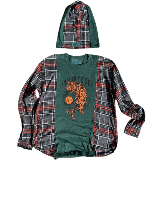 Tiger X Plaid Set