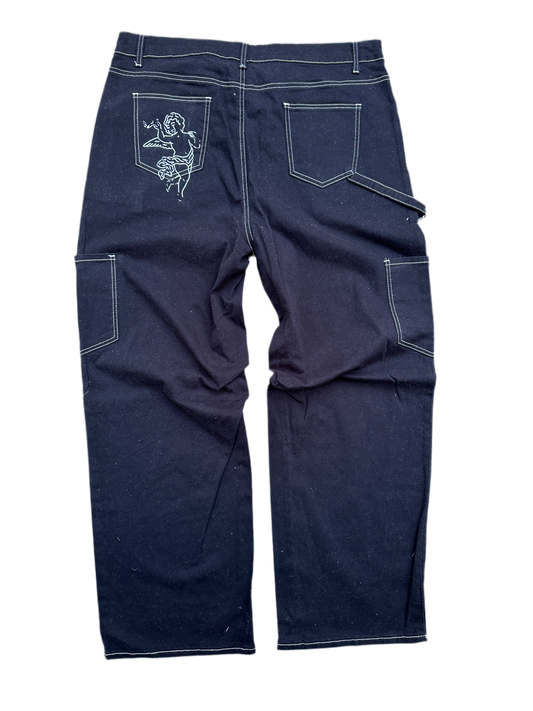 “Midnight Relic Carpenter Pants”