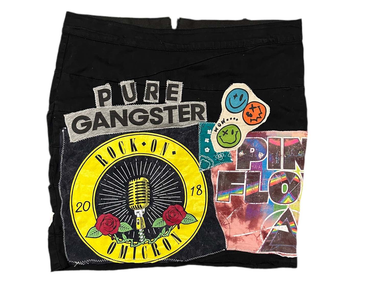 Saint Rebel Patch Skirt