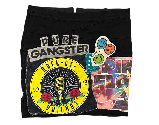 Saint Rebel Patch Skirt