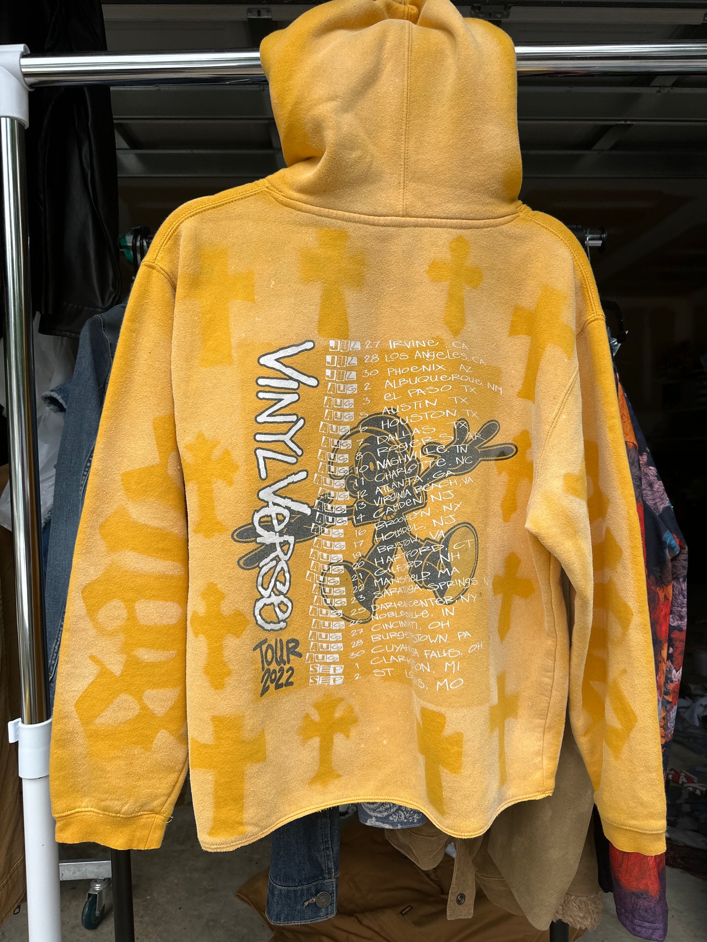 Yellow Flame Hoodie