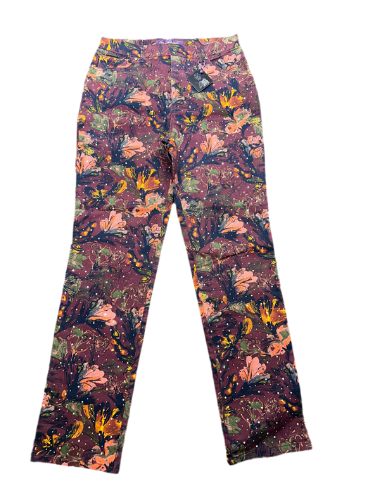 Floral X Rhinestone