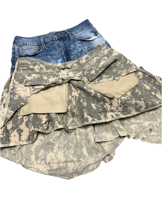 “Tactical Grace” Military Skirt