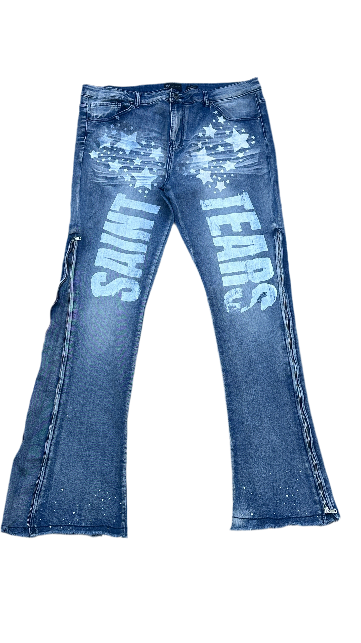 “Falling Stars Flare Denim”