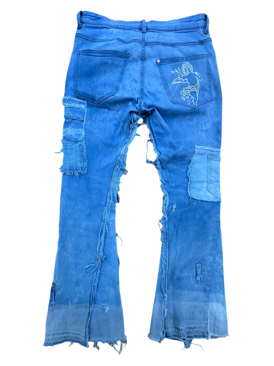 “Saint’s Ruin Distressed Denim”
