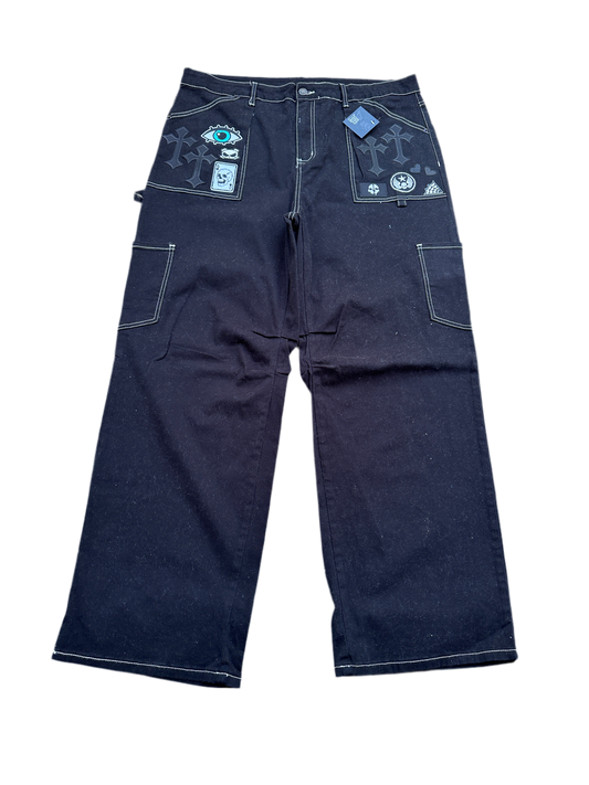 “Midnight Relic Carpenter Pants”