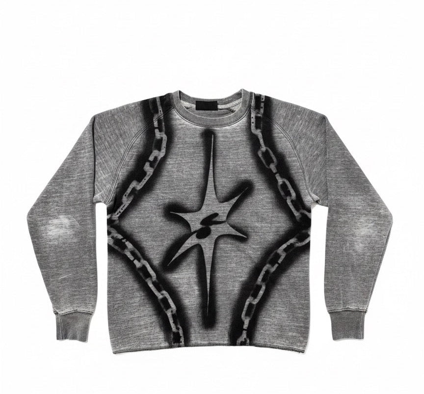 Tears of a Saint “Heavy Chain Aura” Crewneck