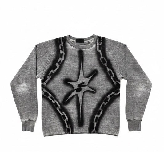 Tears of a Saint “Heavy Chain Aura” Crewneck