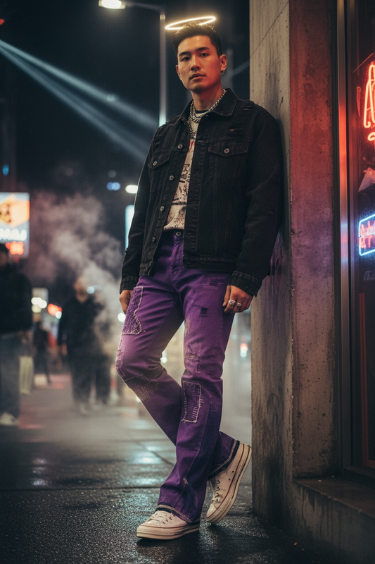 Tears of a Saint - Saint in Violet Denim